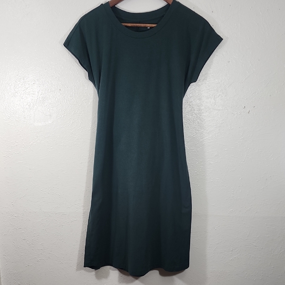 Universal Standard Stretchy Wrap Green Dress Size 2XS